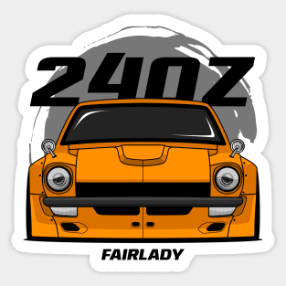 Orange 240 Frldy Z Sticker